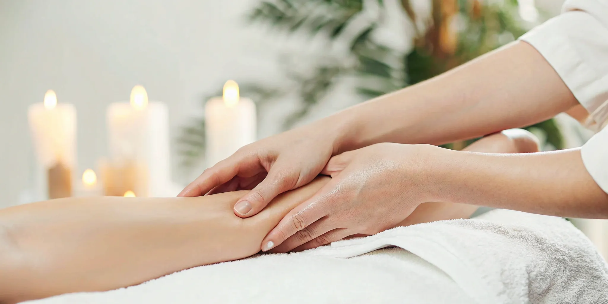 Smooth legs after laser hair removal.