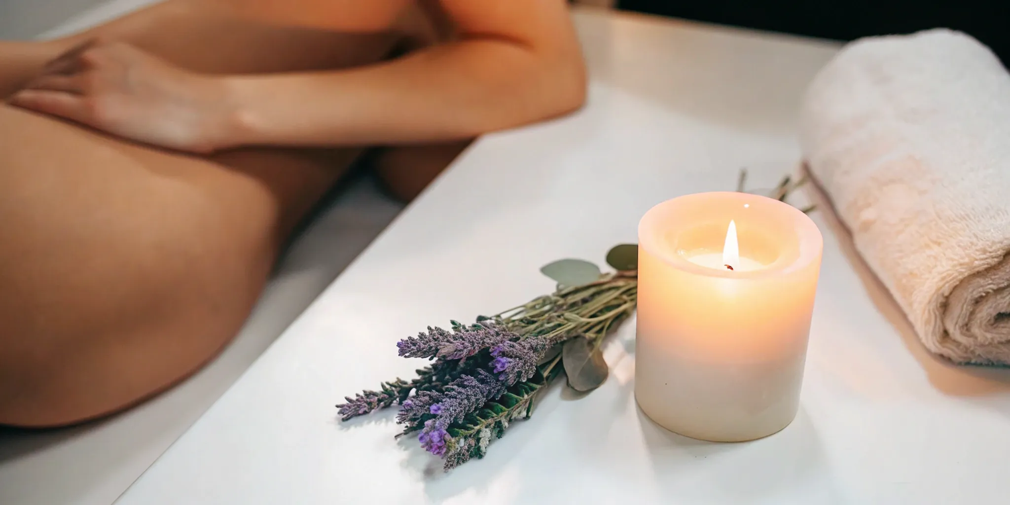 A serene treatment room at Ultimate Image Medspa Dallas prepared for a client's skin treatment.