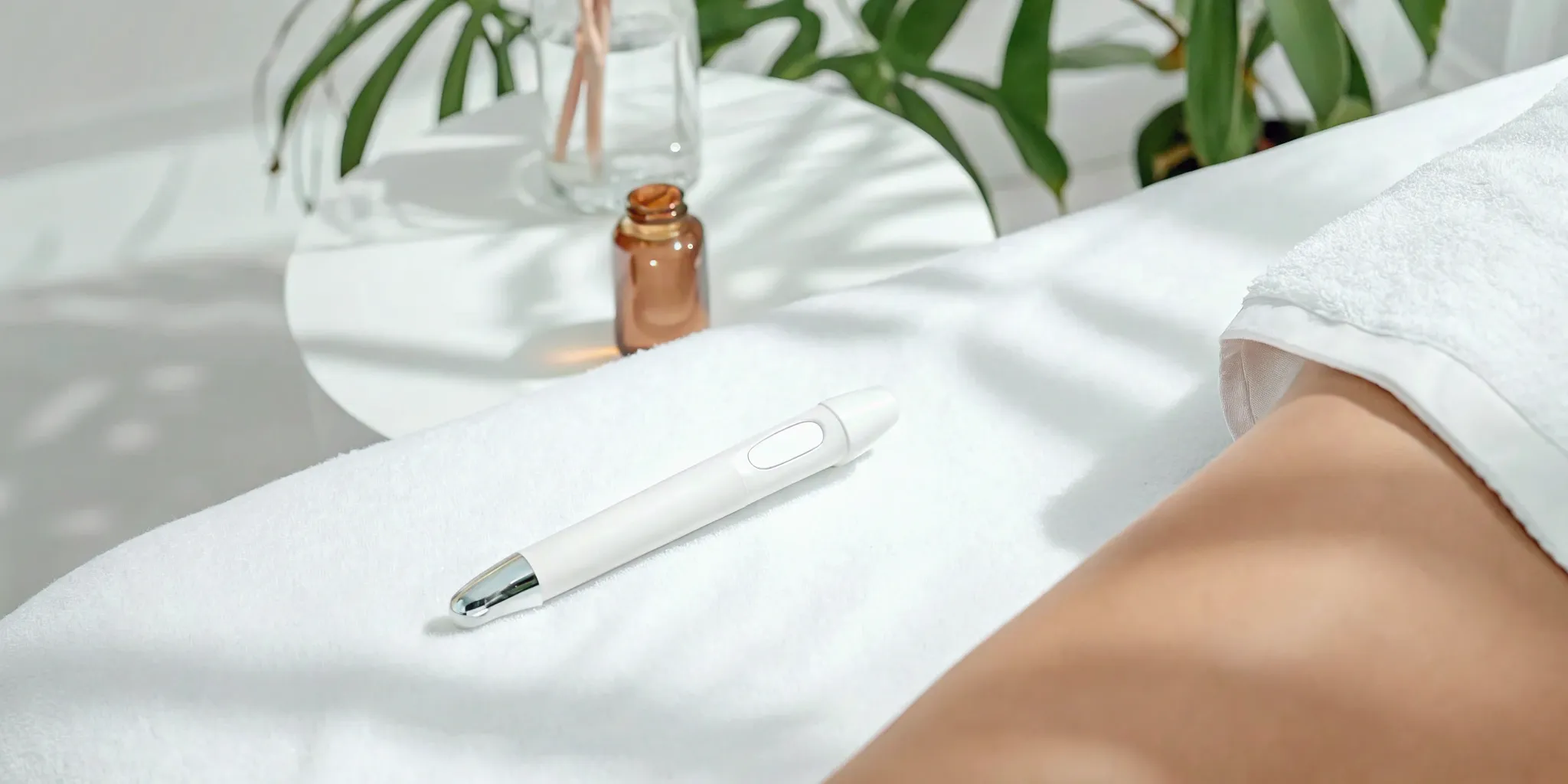 A SkinPen microneedling device at a medspa for a skin rejuvenation treatment near me.