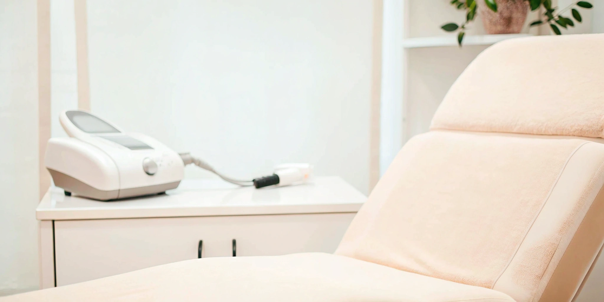 Laser hair removal machine in a Fort Worth clinic, a key factor in the final cost of treatment.