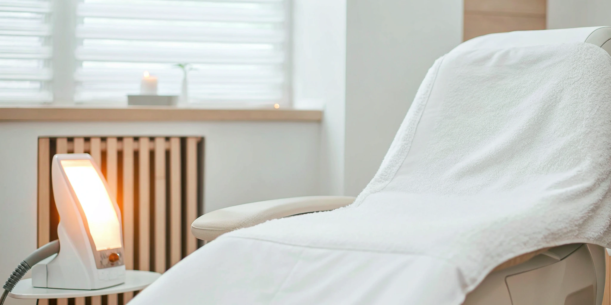 An IPL photofacial machine in a professional treatment room at a local skin care clinic.