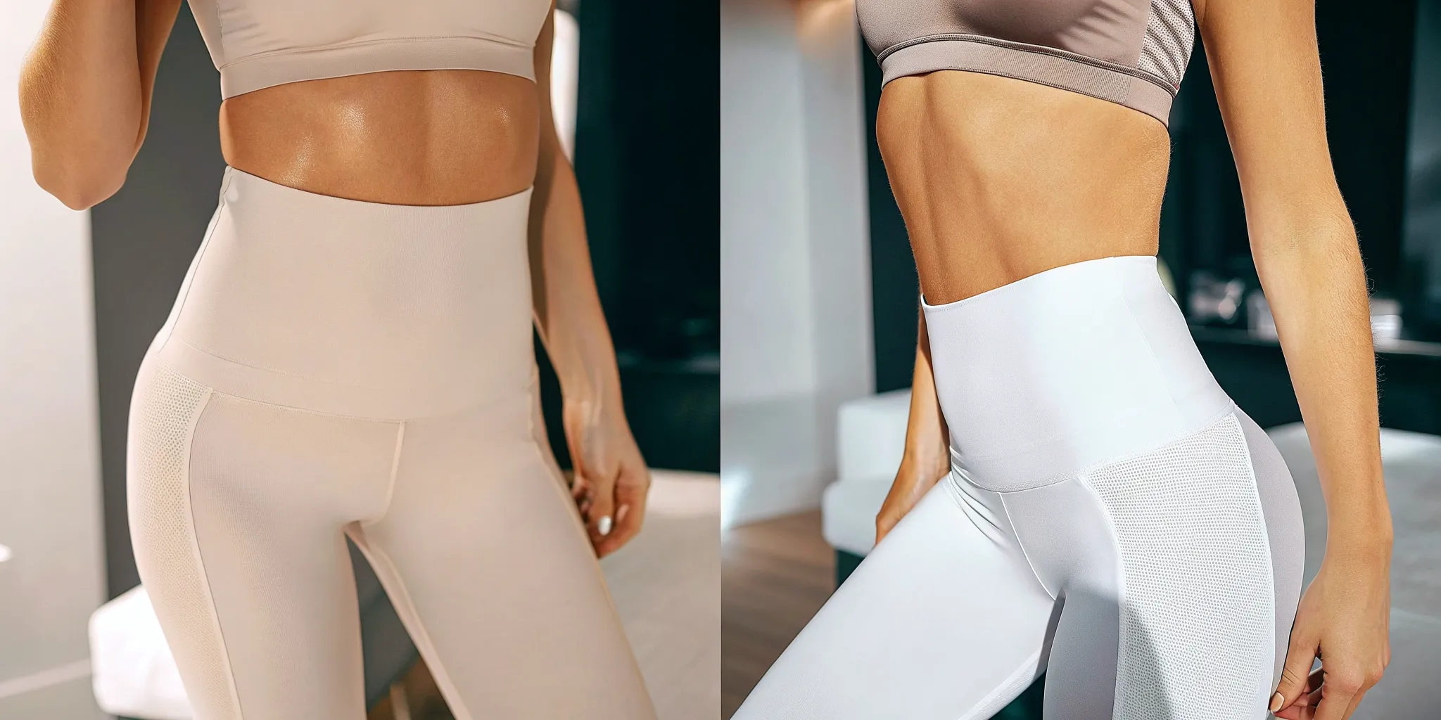 UltraShape before and after photos displaying a contoured abdomen with a visible reduction in fat.
