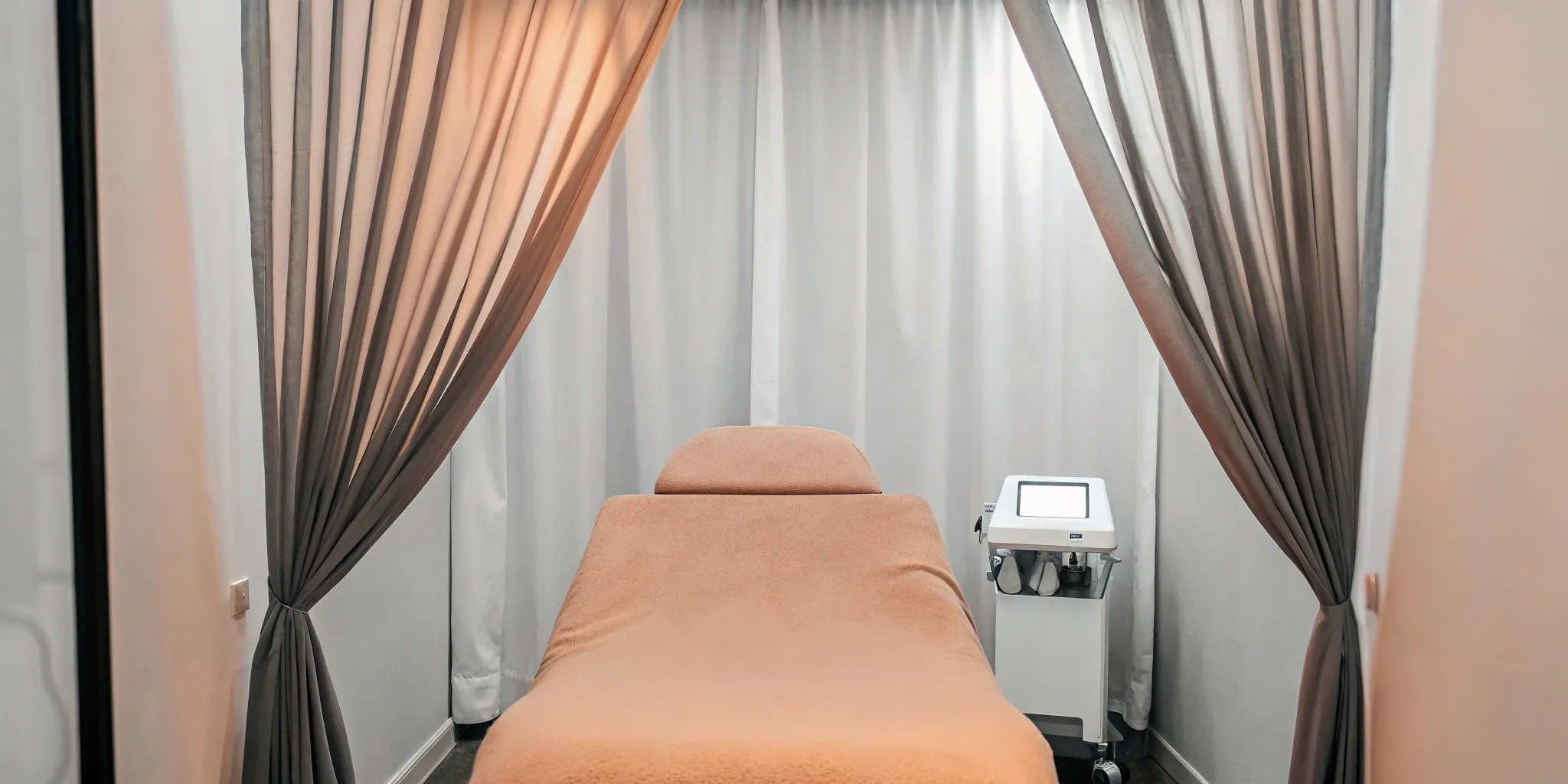 Discounted laser hair removal package in a spa setting.