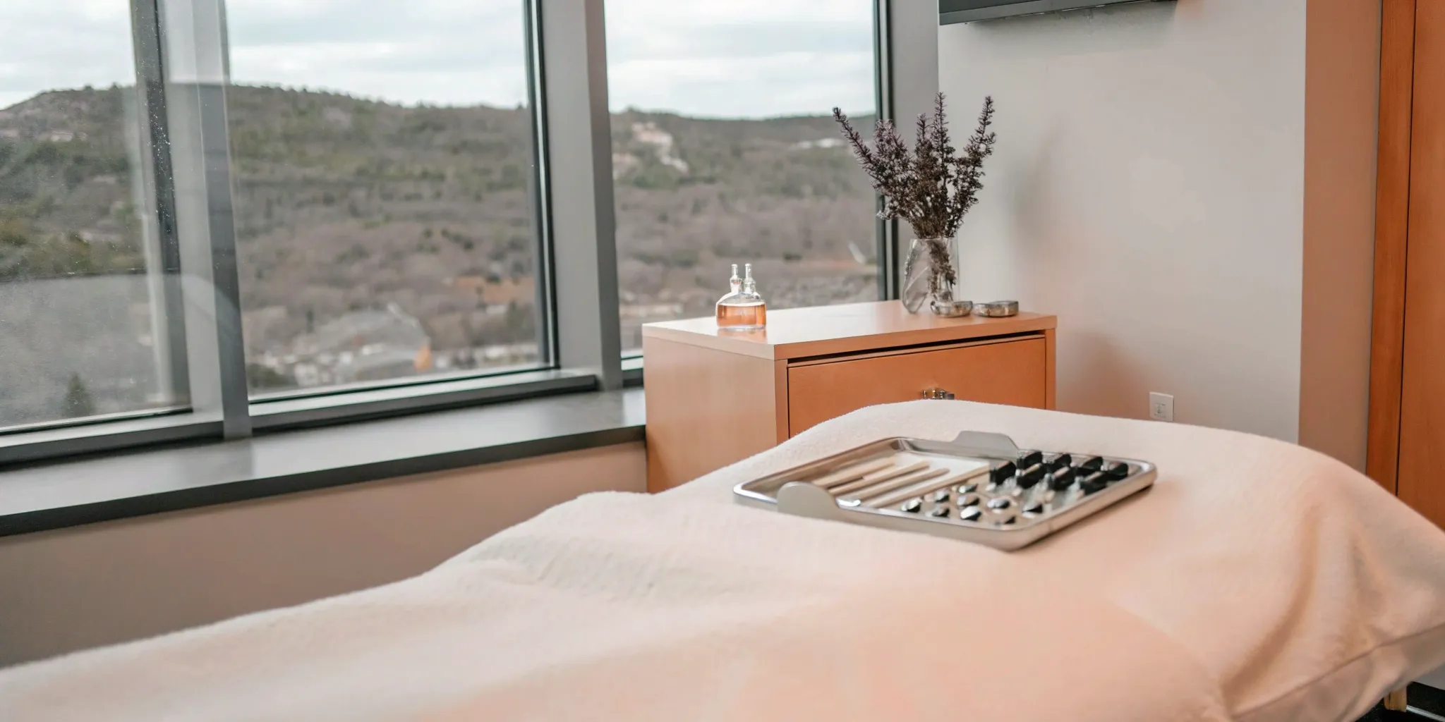 Microneedling tools in a Dallas spa.
