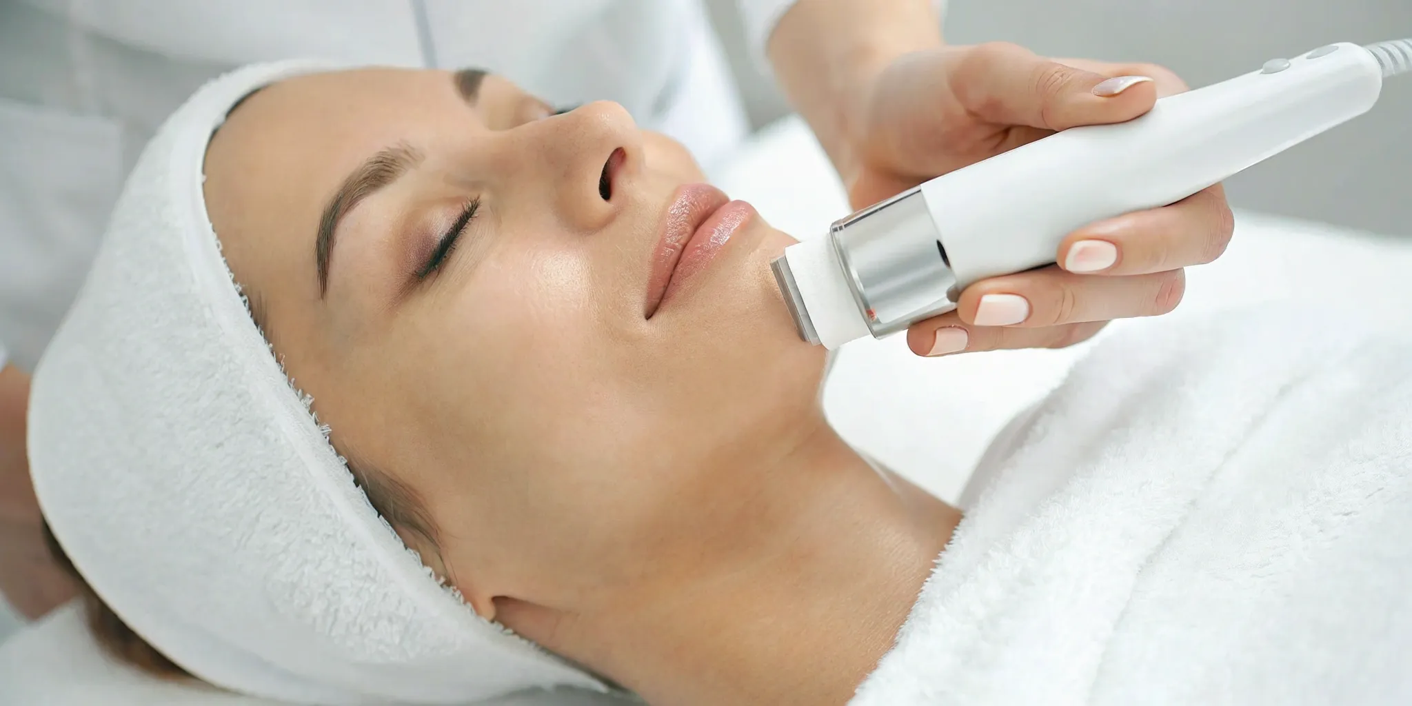 Professional skin tightening treatment in Dallas.