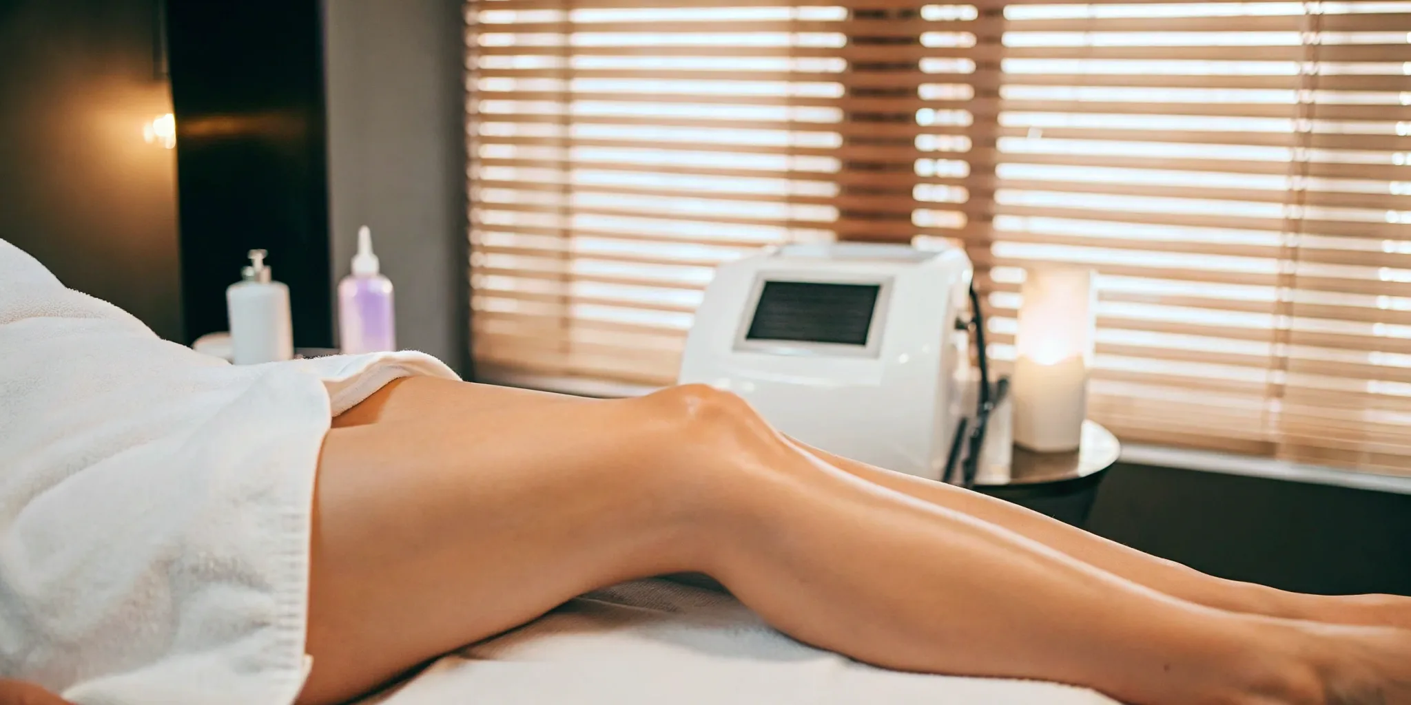 Smooth legs after MedSpa treatment at Ultimate Image Plano.