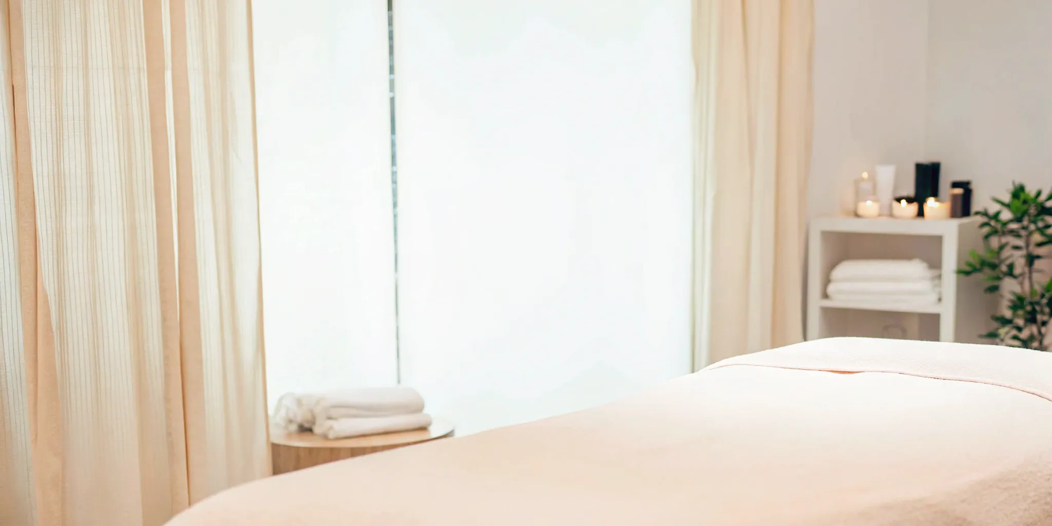 Tranquil Lewisville medspa treatment room.