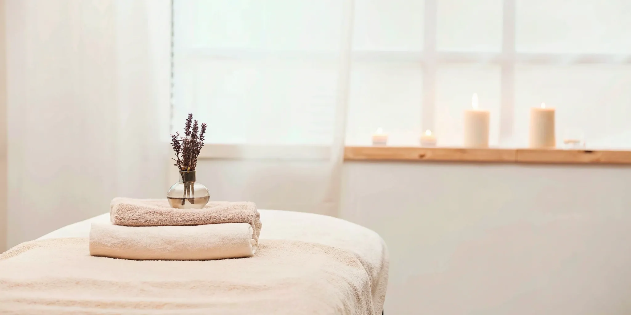 Relaxing spa setting for waxing in Plano, TX.