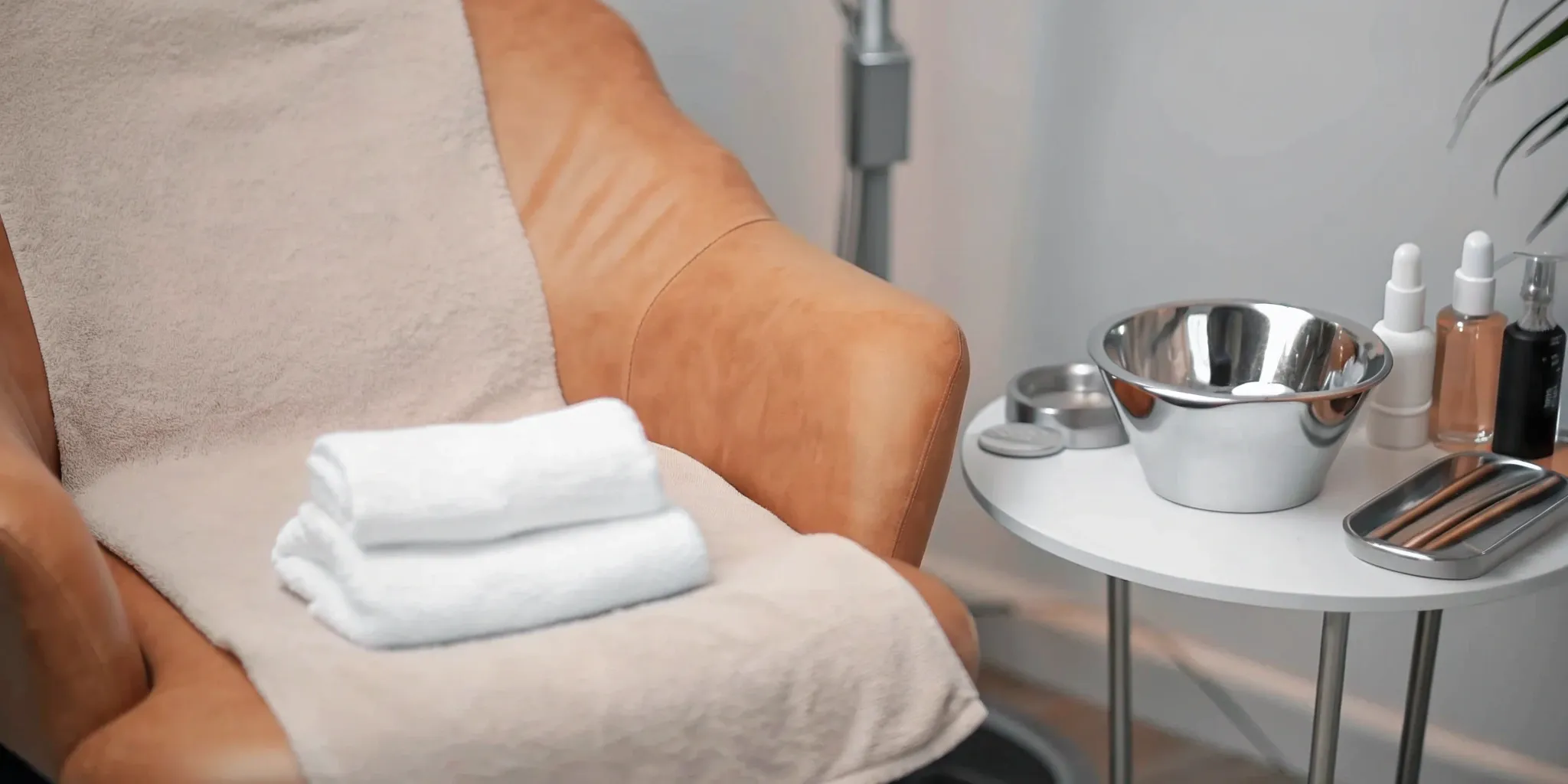 Microneedling setup in Flower Mound clinic.