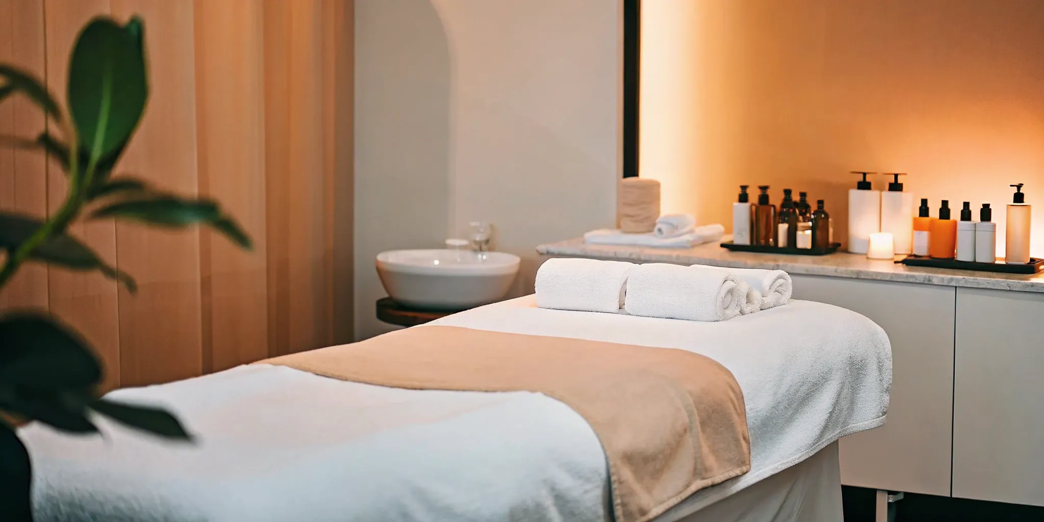 Lewisville Hydrafacial spa room.