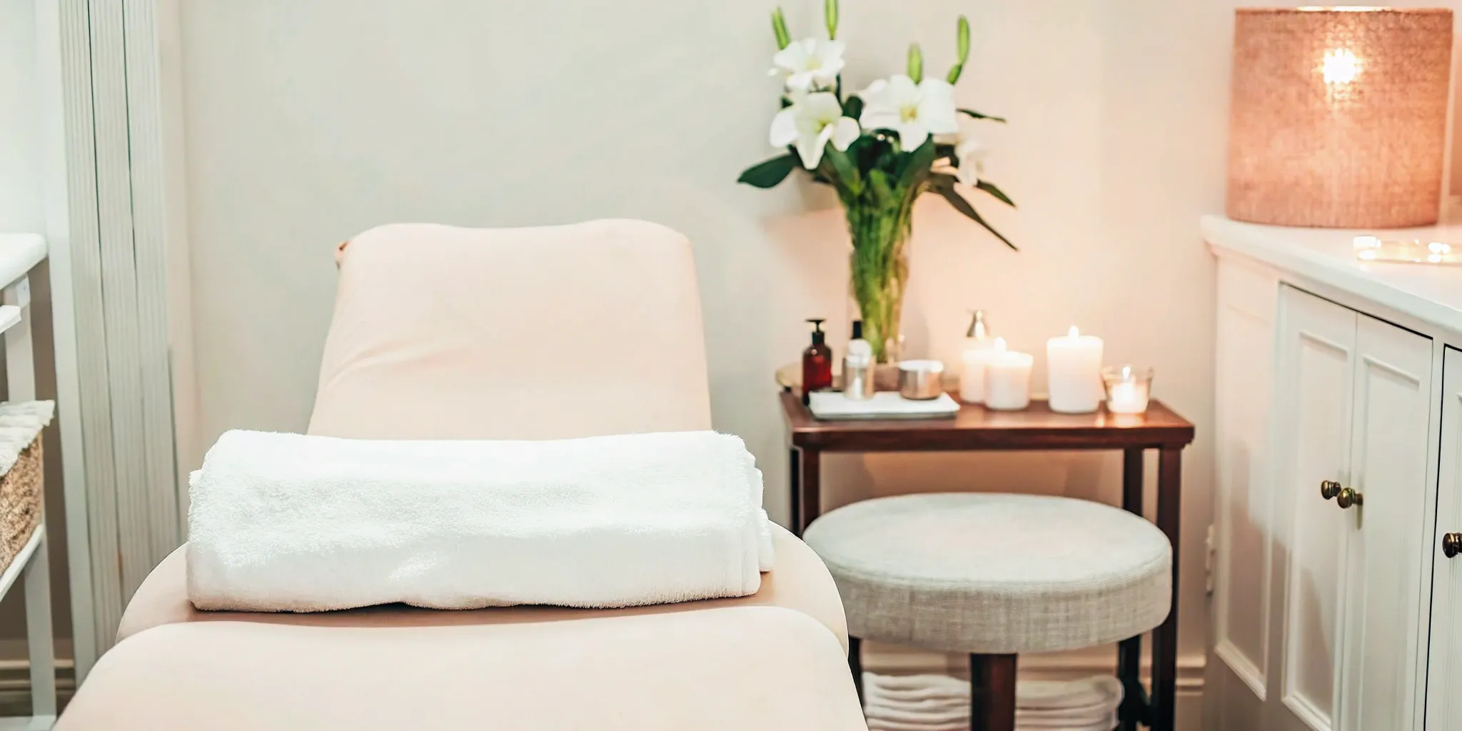 HydraFacial treatment setup.