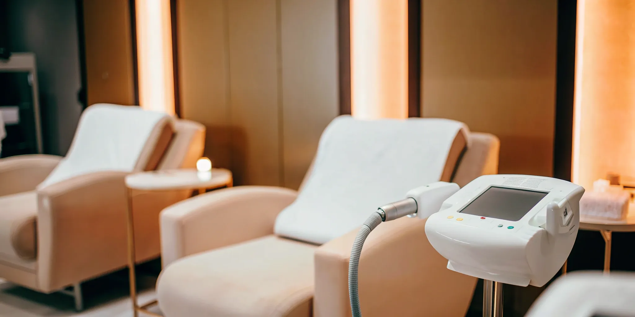 Laser hair removal treatment in Plano, TX.