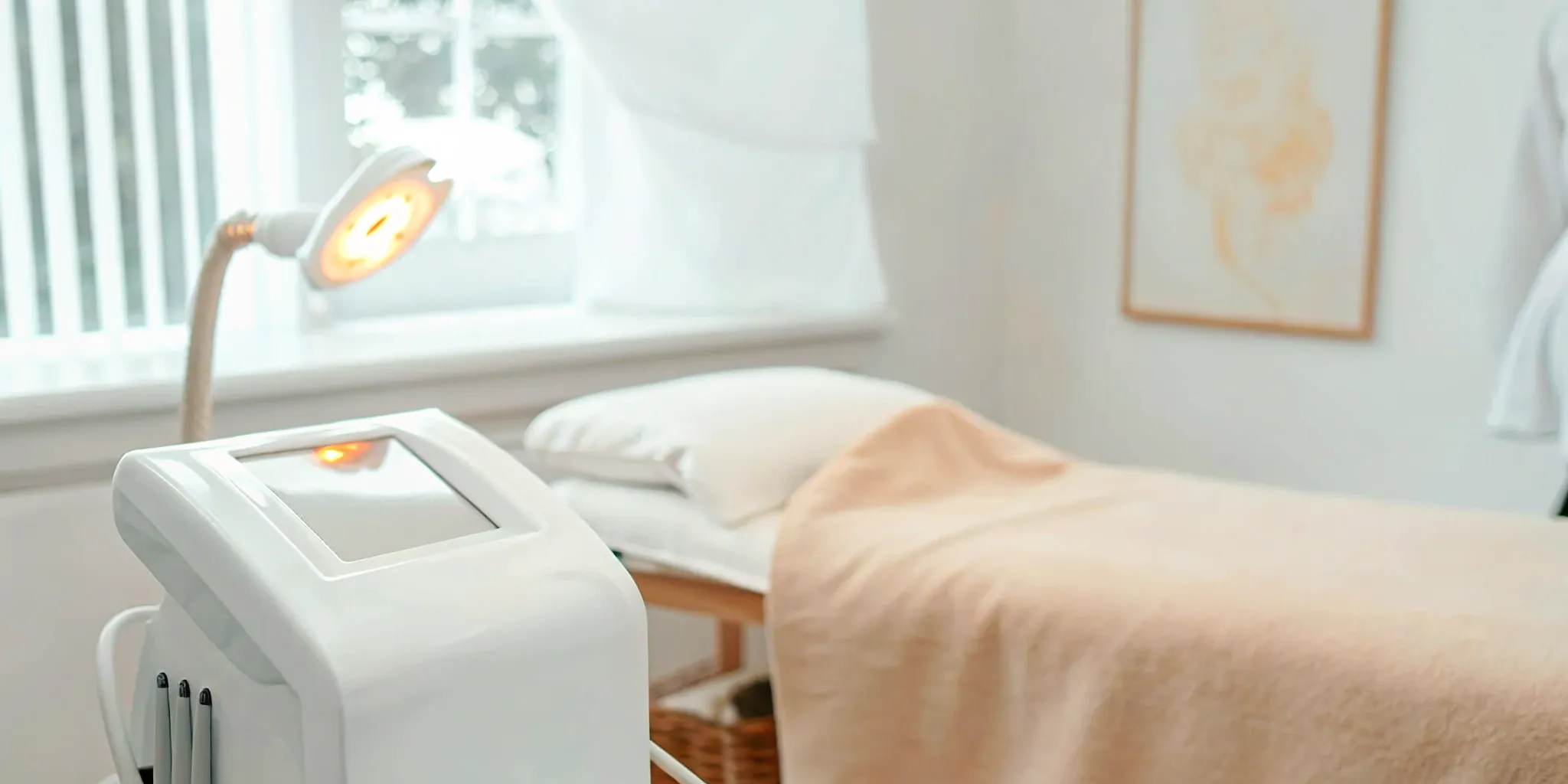 Pico wave laser tattoo removal machine in a professional clinic setting.