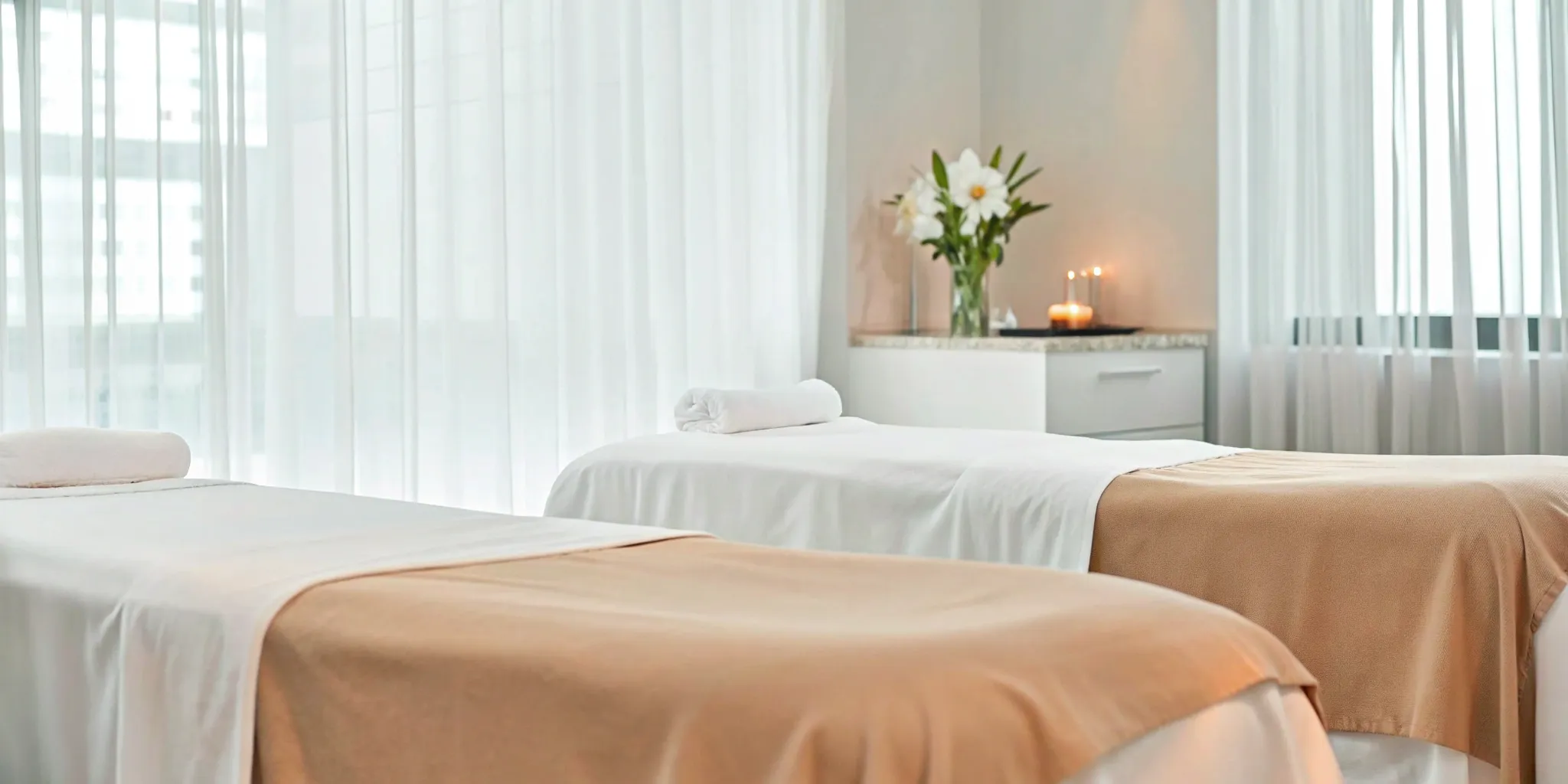 A professional clinic room for body contouring treatments in Fort Worth.