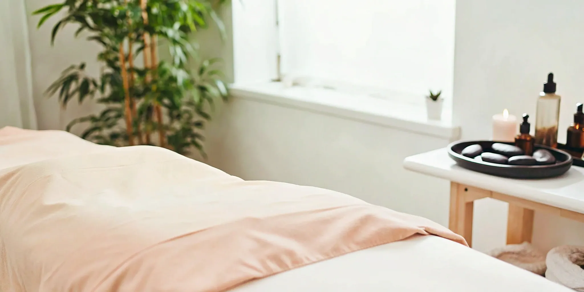 A professional medspa treatment room prepared for a skin tightening service in Dallas.