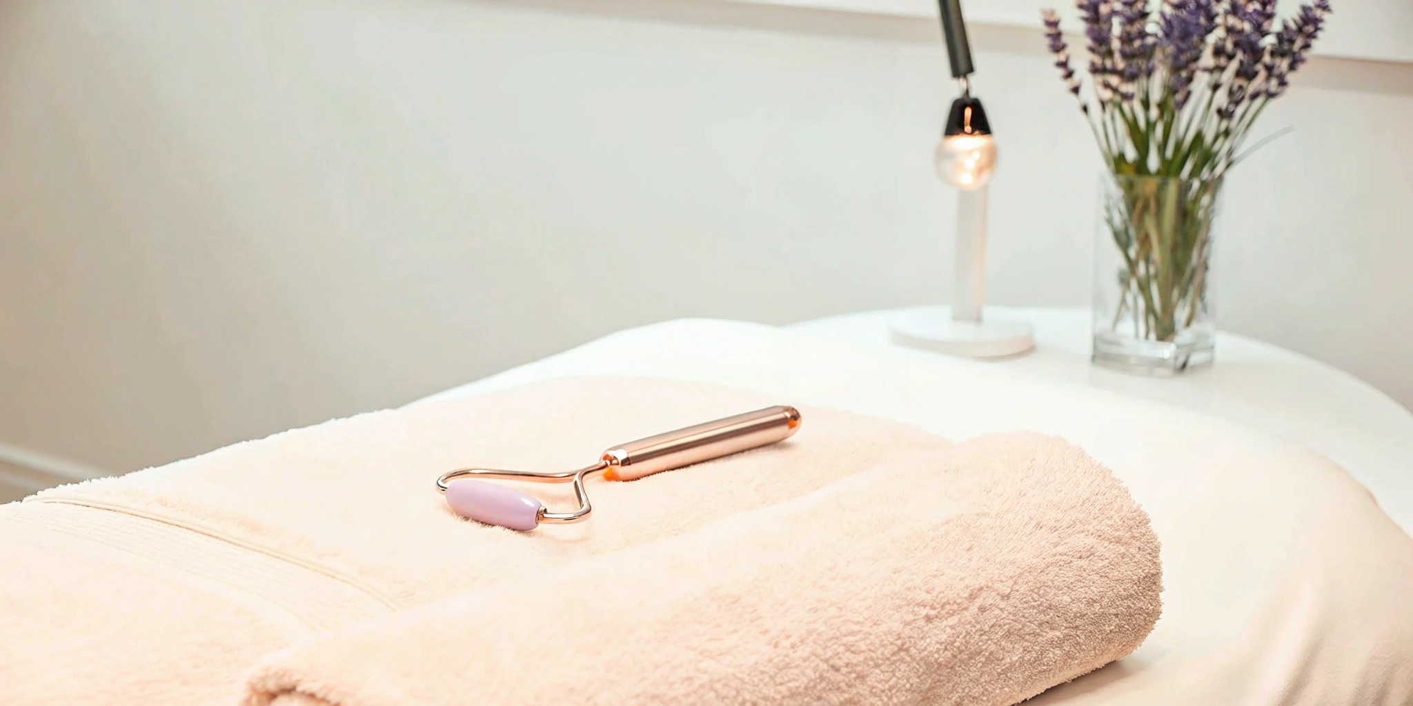 A professional microneedling treatment room prepared for a client in Richardson.