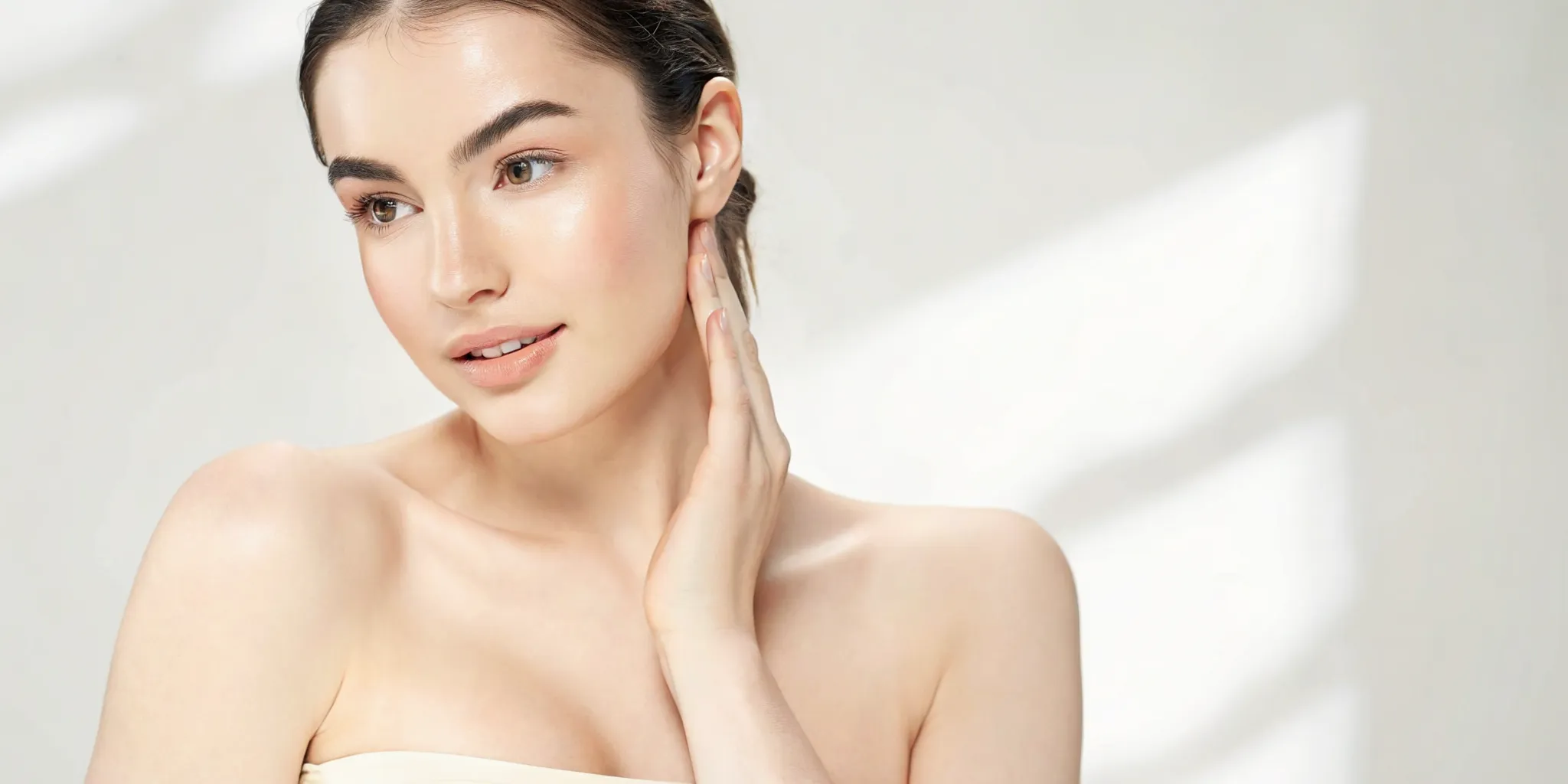 Woman with a radiant complexion enjoying the skin-smoothing benefits of a chemical peel.