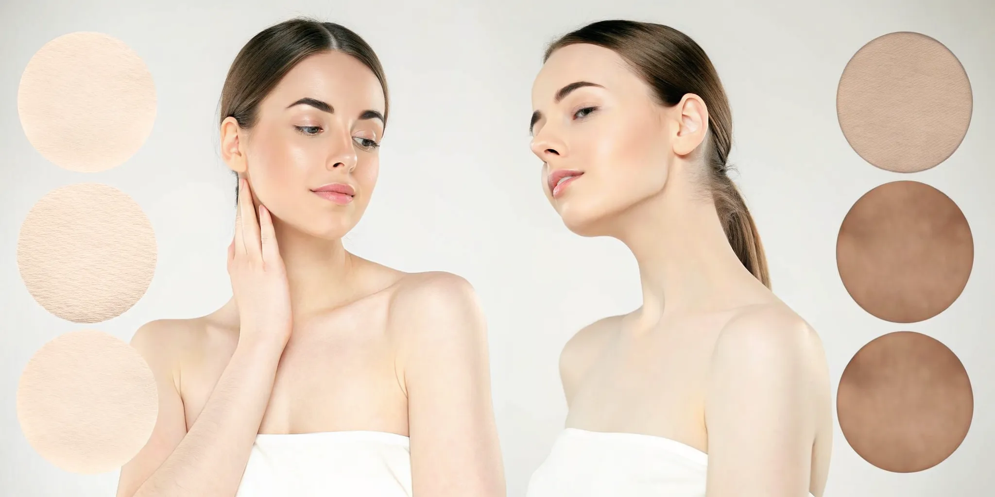 Two women with glowing skin showing what to expect after a VI peel.