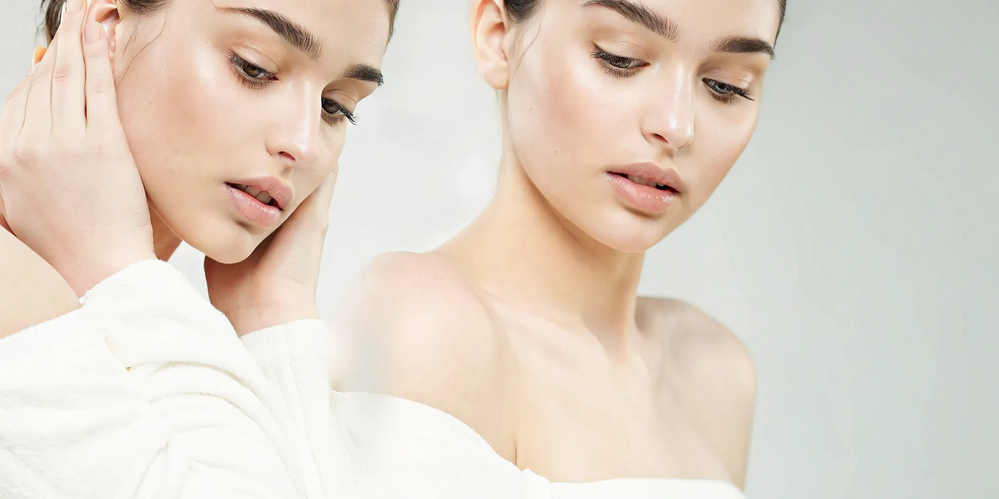 A woman with a clear complexion and smooth skin after achieving her microneedling results.