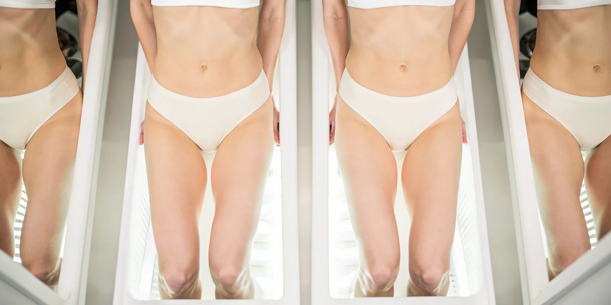 The week-by-week timeline of Emsculpt Neo results for toned abs and thighs.