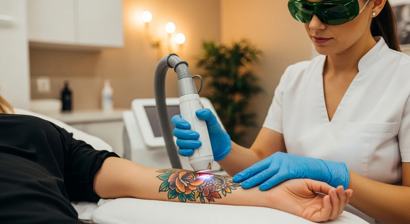 Laser tattoo removal at home versus professional treatment comparison