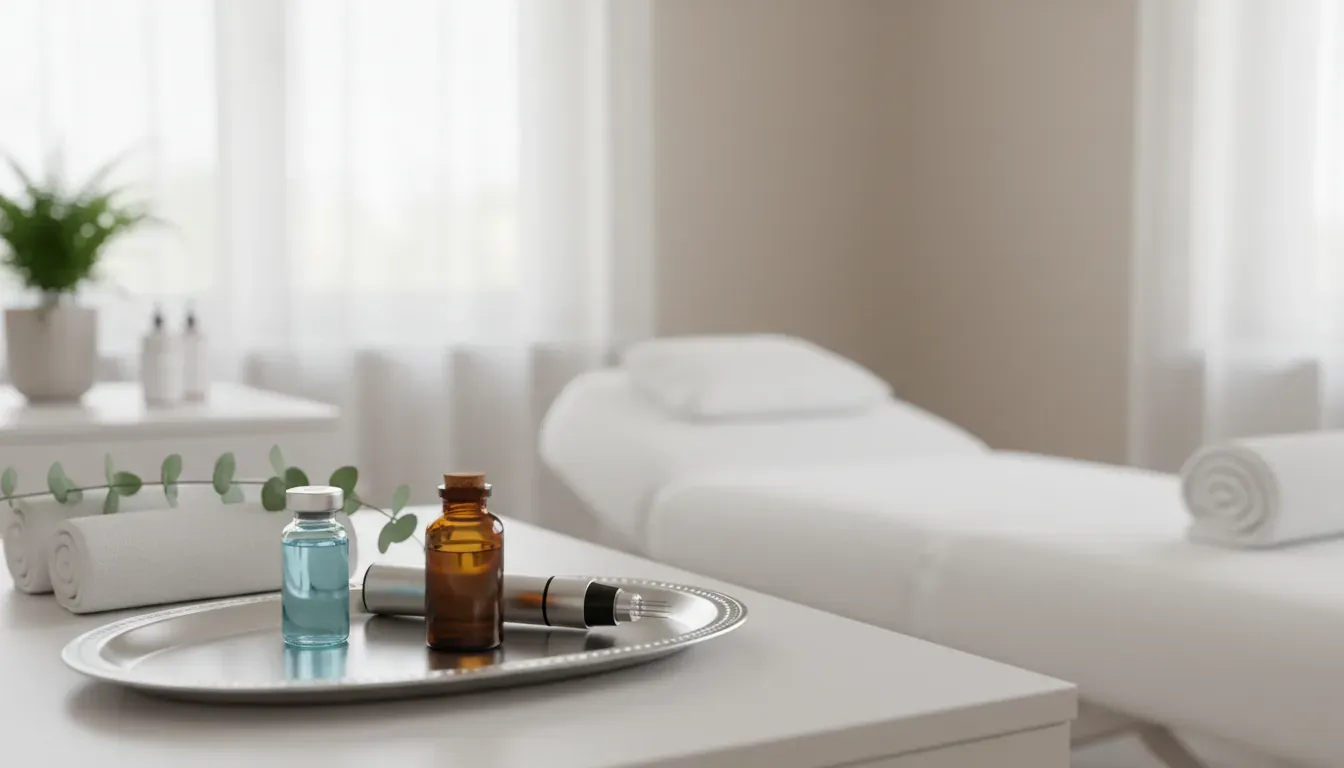HydraFacial, microneedling, and chemical peel skin rejuvenation treatments in a Dallas-Fort Worth med spa