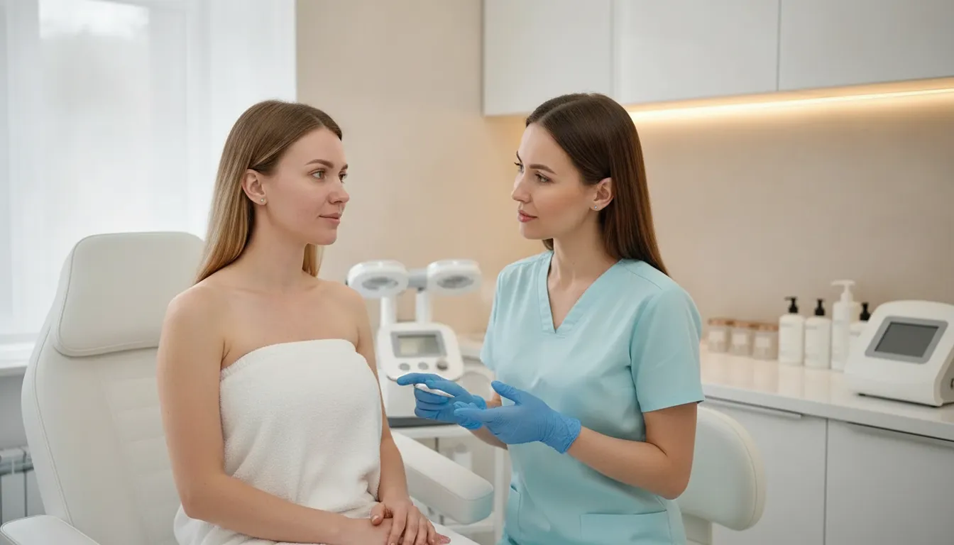 Acne treatment med spa consultation for breakout-prone skin