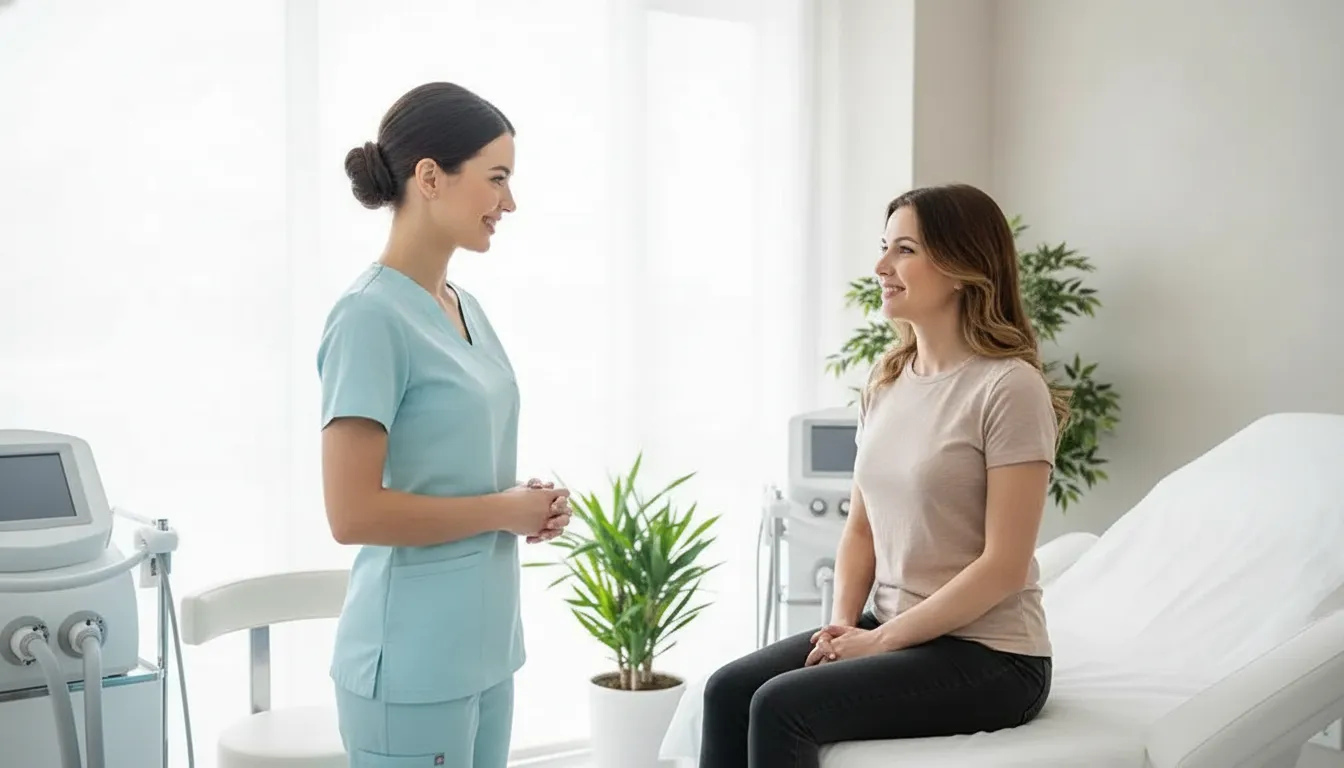 First time med spa visit consultation at Ultimate Image MedSpa