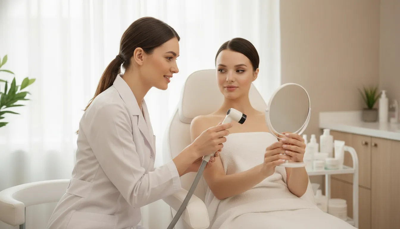 Skincare consultation for personalized melasma treatment