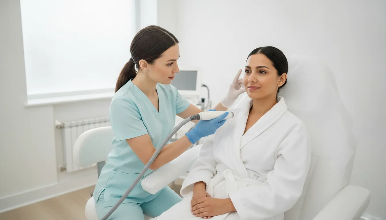 Skincare consultation for melasma treatment and uneven pigmentation
