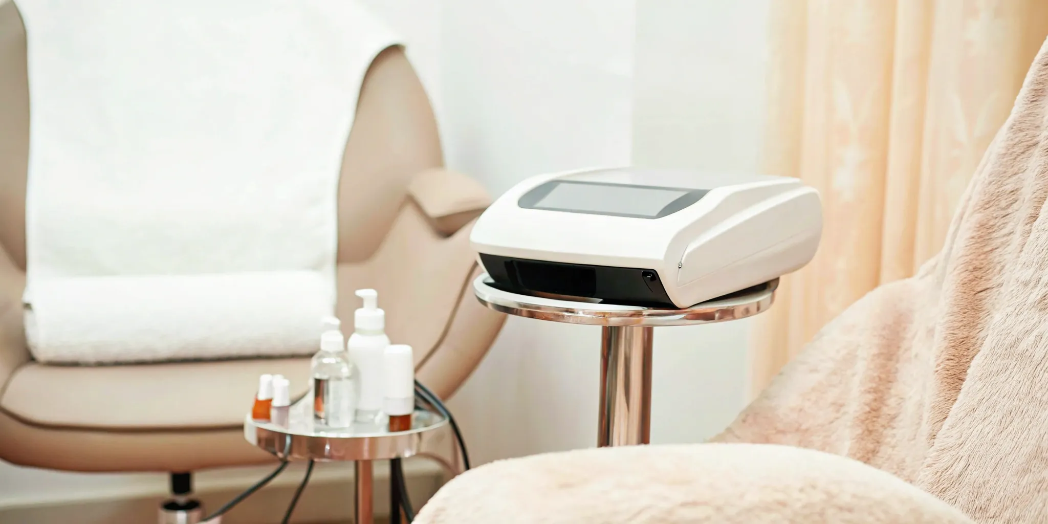 Alma Soprano laser for effective hair removal.