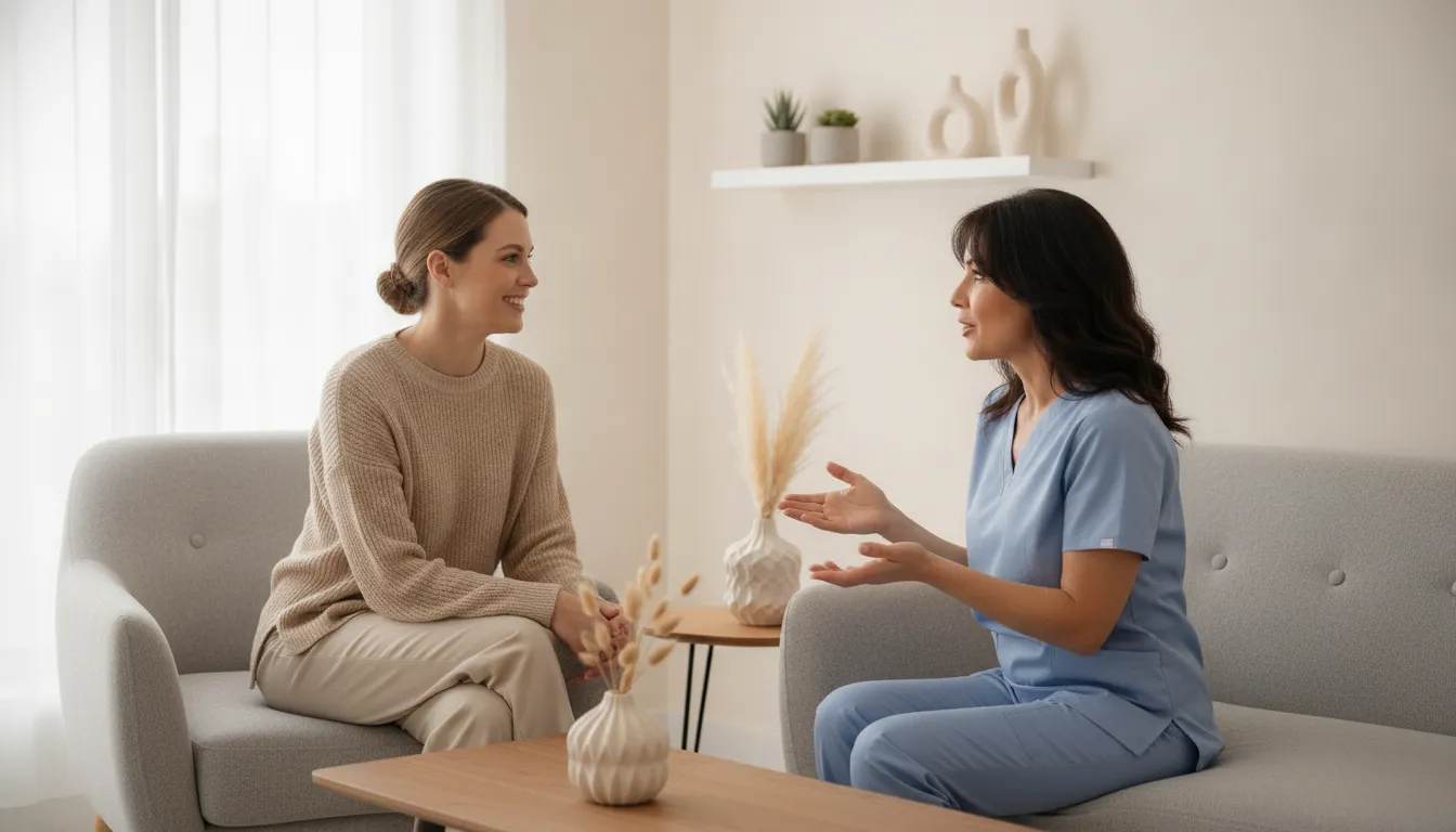 Patient consultation at a Texas med spa